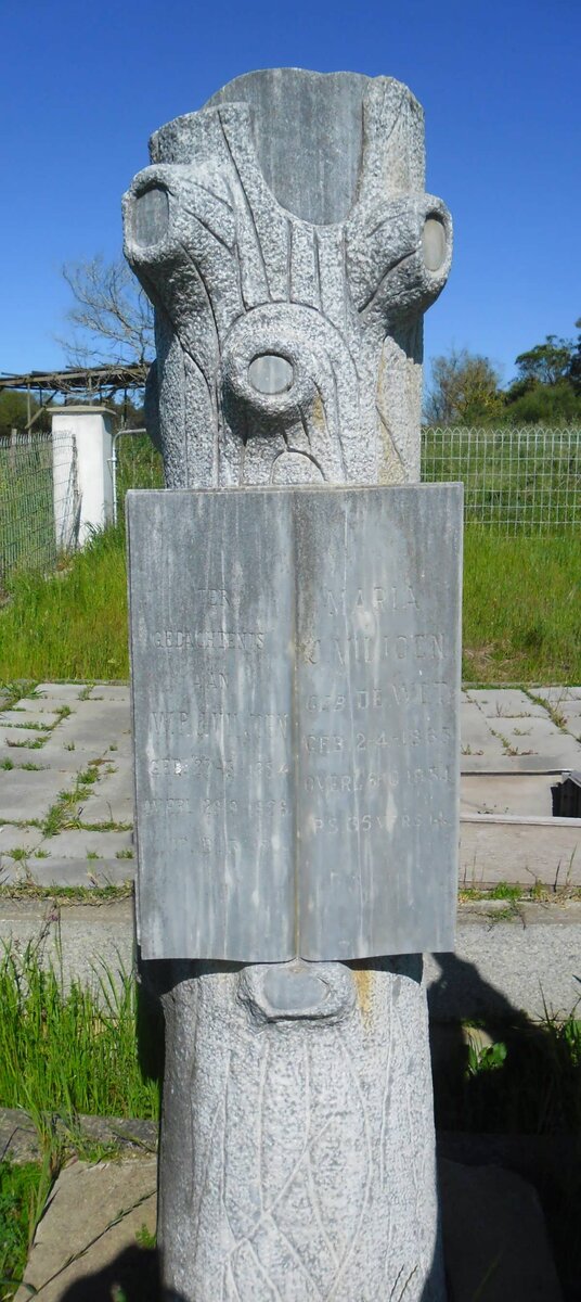 VILJOEN W.P.J. 1854-1926 &amp; Maria DE WIT 1863-1954