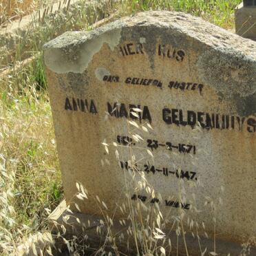 GELDENHUYS Anna Maria 1871-1947