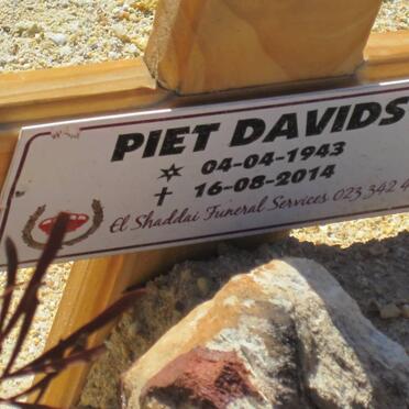 DAVIDS Piet 1943-2014