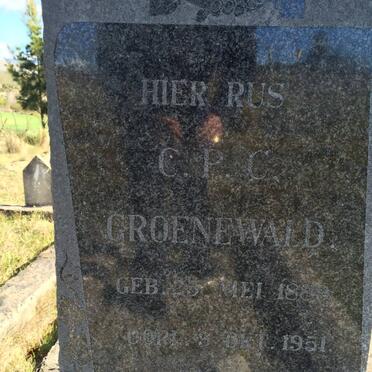 GROENEWALD C.P.C. 1889-1951