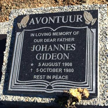 AVONTUUR Johannes Gideon 1908-1980