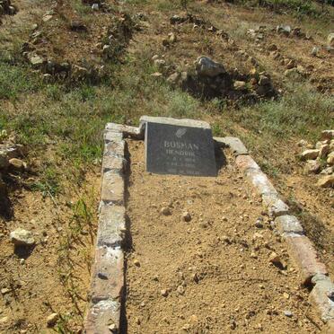 BOSMAN Hendrik 1924-1995