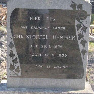 FOURIE Christoffel Hendrik 1876-1959
