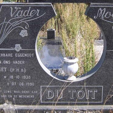 TOIT P.H.B., du 1938-1990