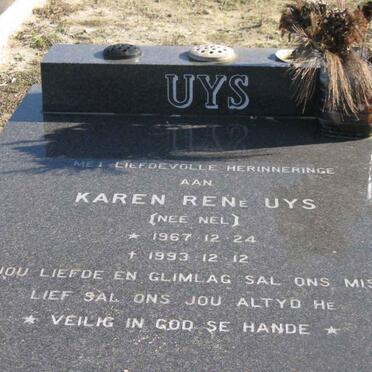 UYS Karen René nee NEL 1967-1993