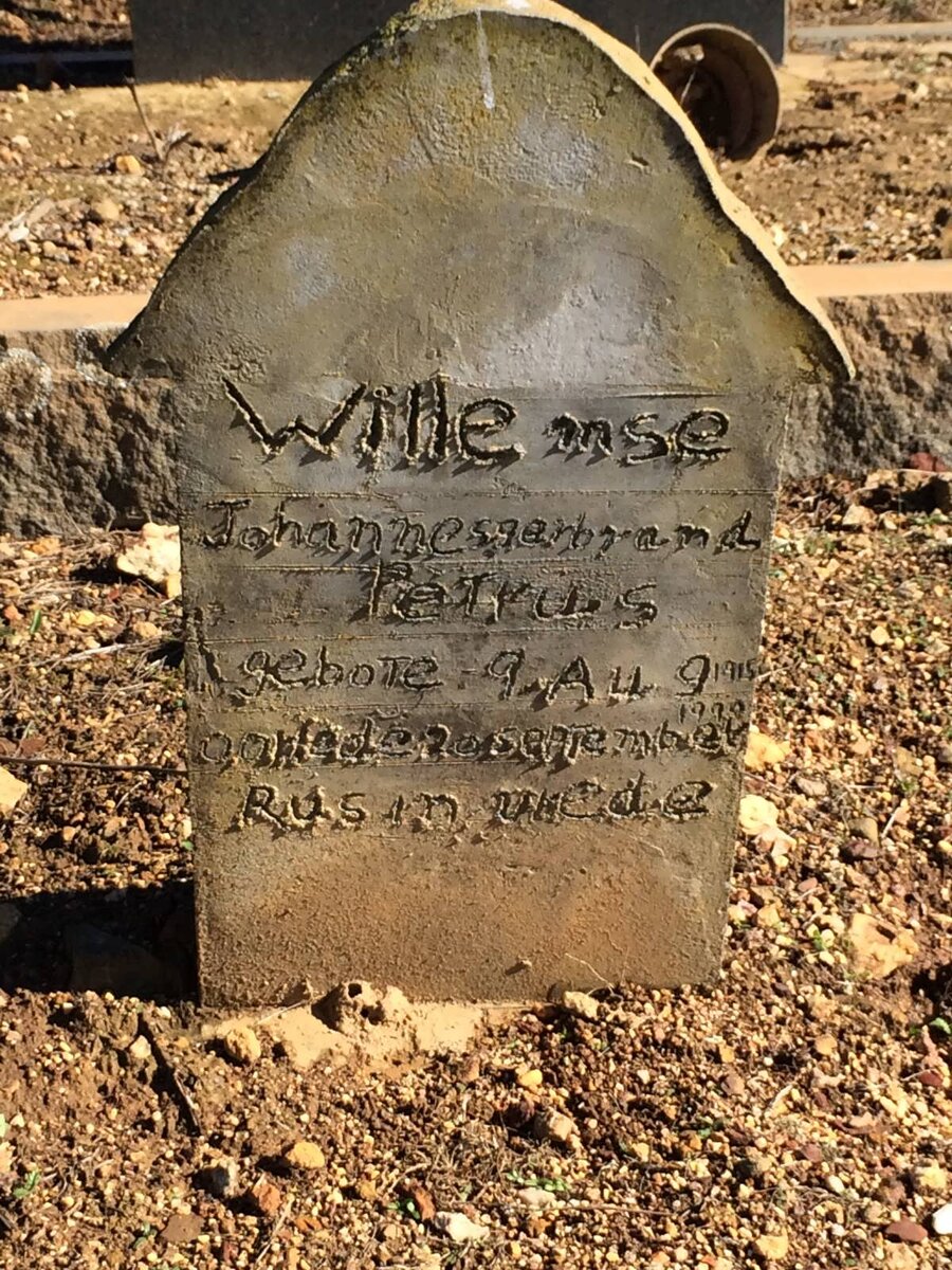 WILLEMSE Johannes ? Petrus 1915-1999