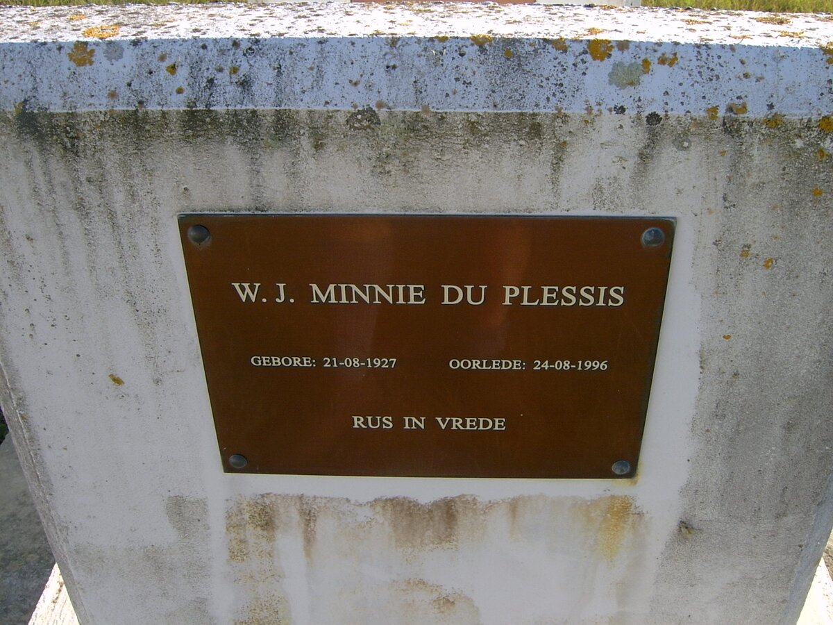 PLESSIS W.J., du 1927-1996