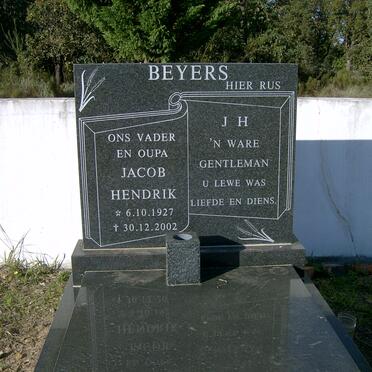 BEYERS Jacob Hendrik 1927-2002