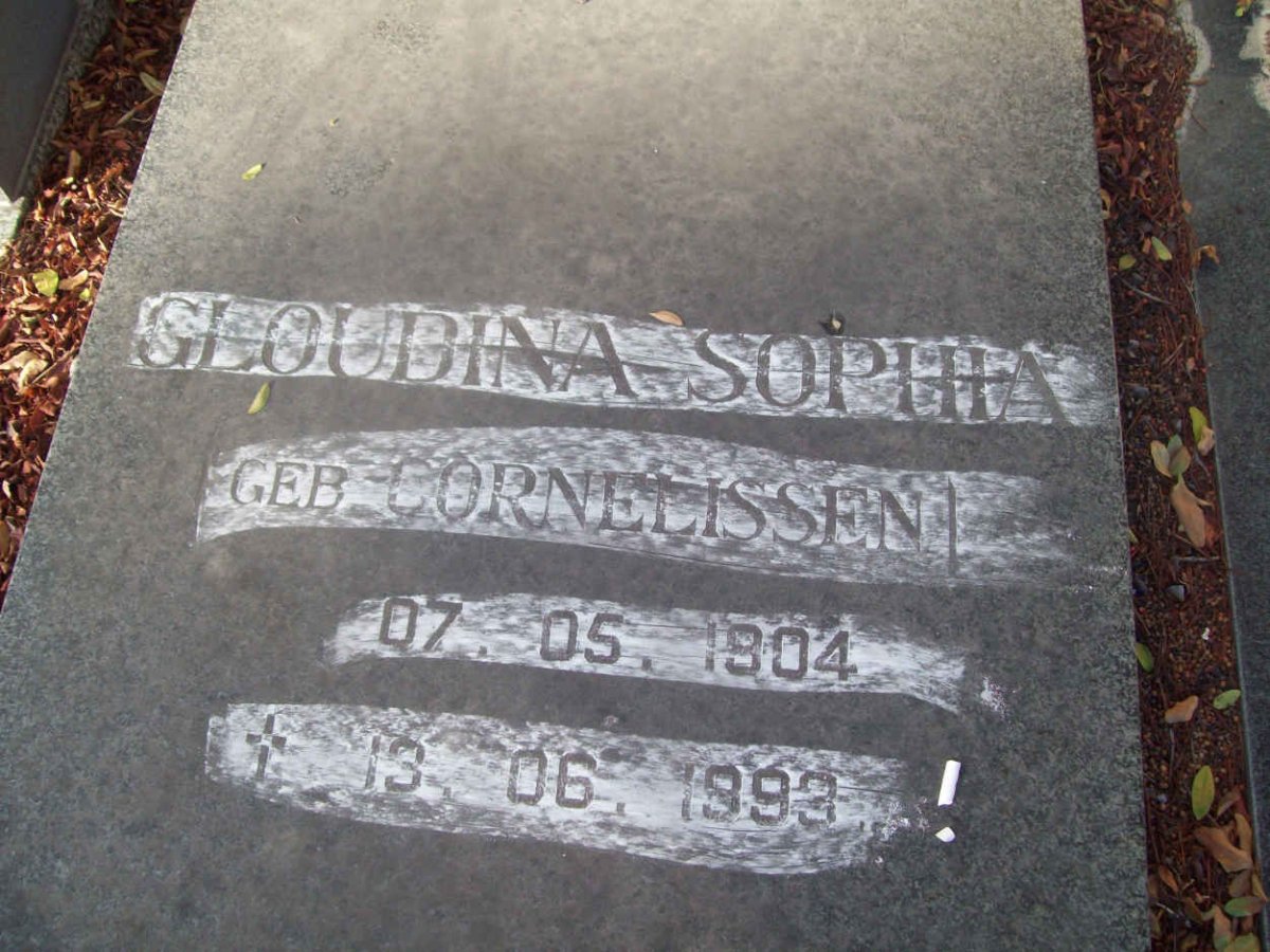 ARCHER Gloudina Sophia nee CORNELISSEN 1904-1993