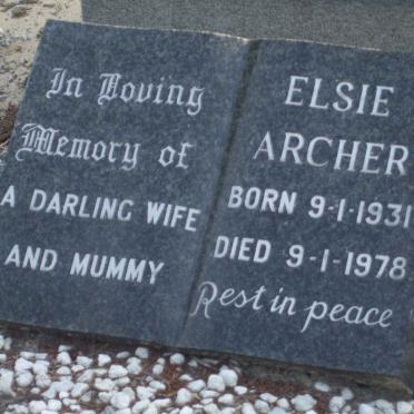 ARCHER Elsie 1931-1978