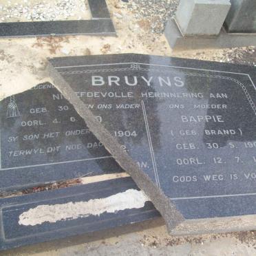 BRUYNS Ni? 1904-19?2 &amp; Bappie BRAND 1909-1974