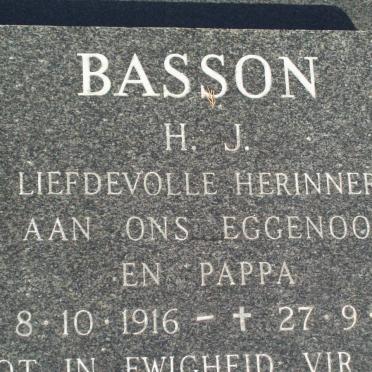BASSON H.J. 1916-1978