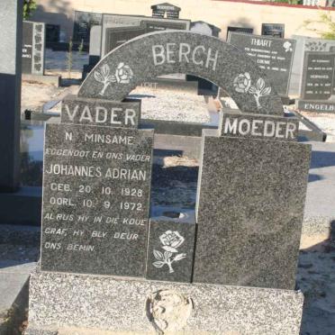 BERGH Johannes Adrian 1928-1972