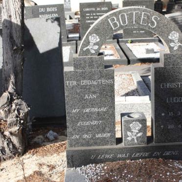 BOTES Christiaan Ludolf 1920-1972