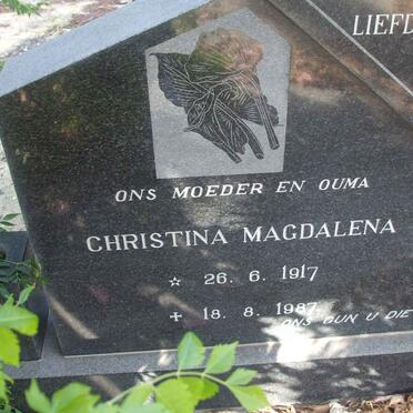 BOTES Christina Magdalena 1917-1987