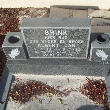 BRINK Albert Jan 1933-1993