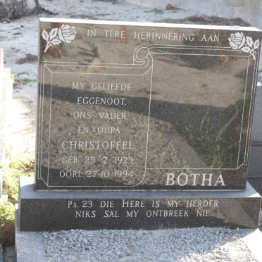 BOTHA Christoffel 1923-1994