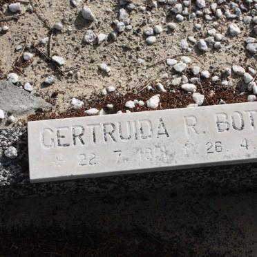 BOTHMA Gertruida R. 18??-1987