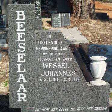 BEESELAAR Wessel Johannes 1916-1988