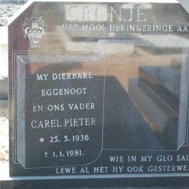 CRONJE Carel Pieter 1936-1981