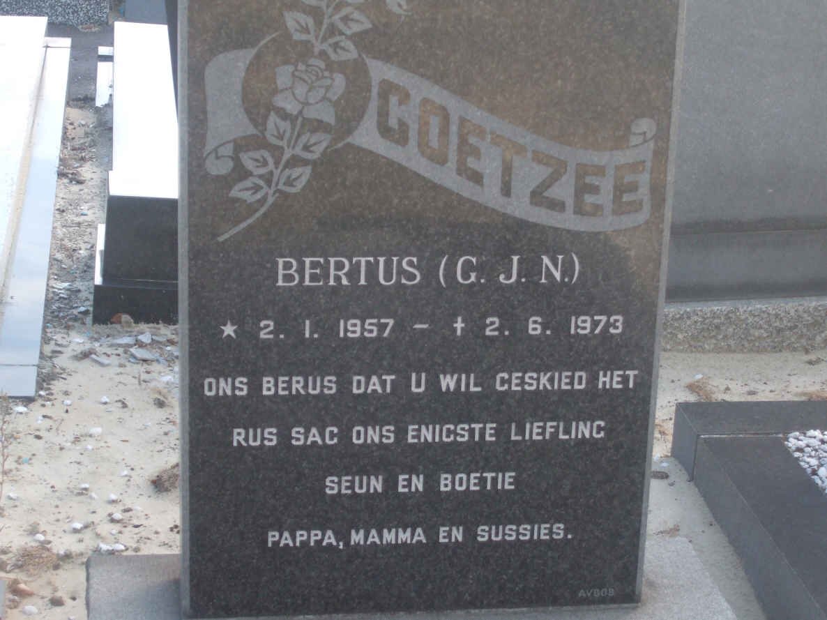 COETZEE G.J.N. 1957-1973