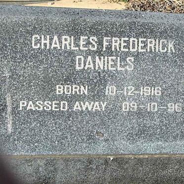 DANIELS Charles Frederick 1916-1996