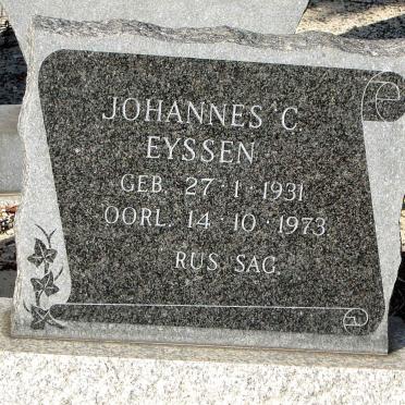 EYSSEN Johannes C. 1931-1973