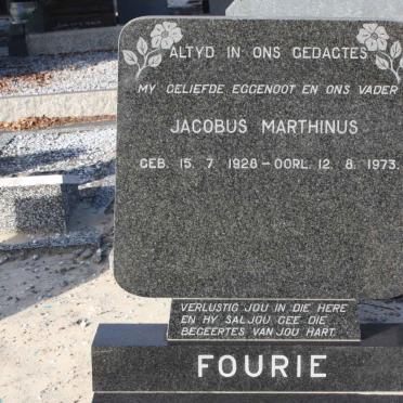 FOURIE Jacobus Marthinus 1928-1973