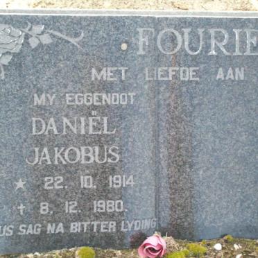 FOURIE Daniel Jakobus 1914-1980