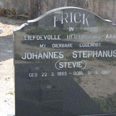FRICK Johannes Stephanus 1955-1987