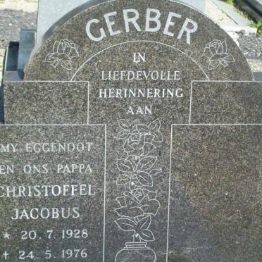 GERBER Christoffel Jacobus 1928-1976