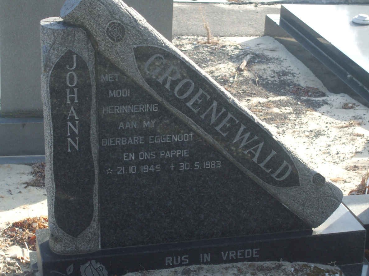 GROENEWALD Johann 1945-1983