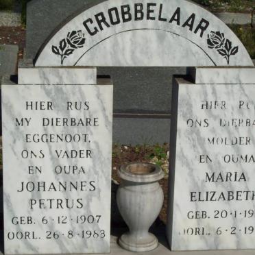 GROBBELAAR Johannes Petrus 1907-1983 &amp; Maria Elizabeth 1911-1997