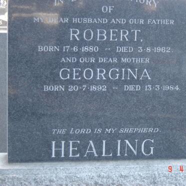 HEALING Robert 1880-1962 &amp; Georgina 1892-1984
