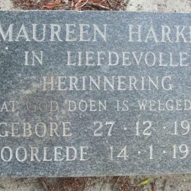 HARKER Maureen 1982-1983