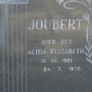 JOUBERT Alida Elizabeth 1921-1972