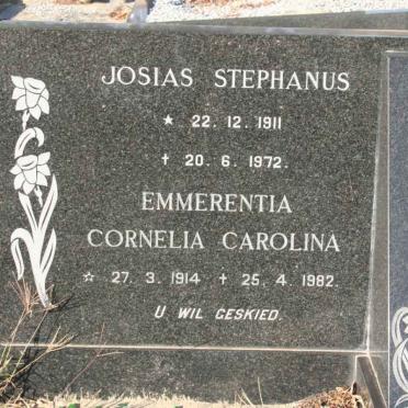 KOCK Josias Stephanus, de 1911-1972 &amp; Emmerentia Cornelia Carolina 1914-1982