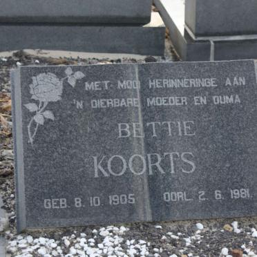 KOORTS Bettie 1905-1981