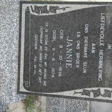 LILL Jannie, van 1936-1974