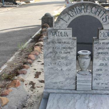 LAMBRECHTS Hendrik Johannes 1894-1984 &amp; Sophia SMIT 1908-1981