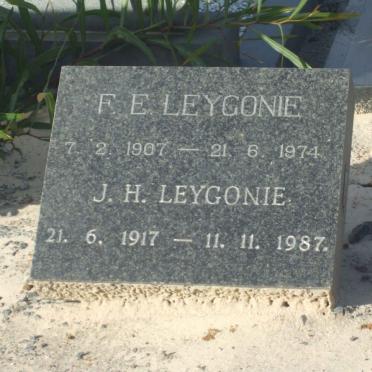 LEYGONIE F.E. 1907-1974 &amp; J.H. 1917-1987