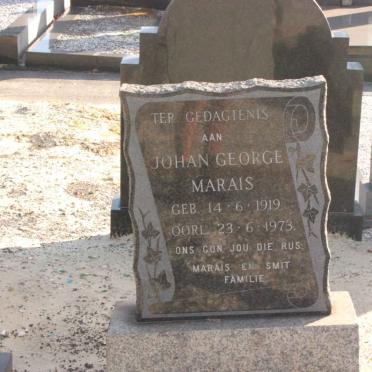 MARAIS Johan George 1919-1973