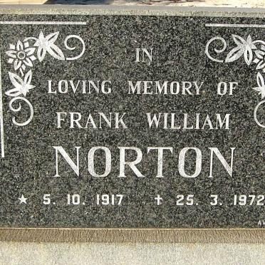 NORTON Frank William 1917-1972