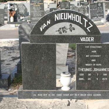 NIEUWHOLTZ Theunis Johannes, van 1918-1974