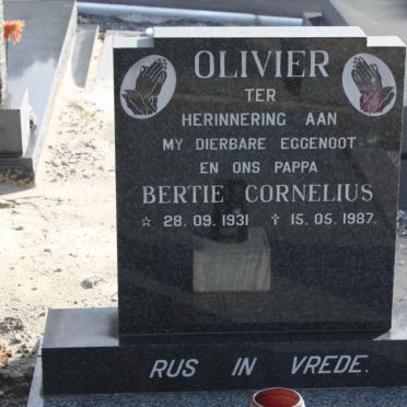 OLIVIER Bertie Cornelius 1931-1987