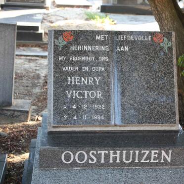 OOSTHUIZEN Henry Victor 1922-1994