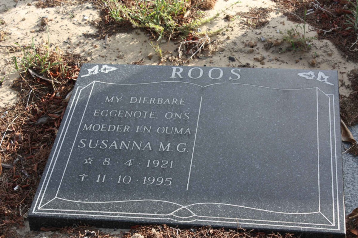 ROOS Susanna M.G. 1921-1995