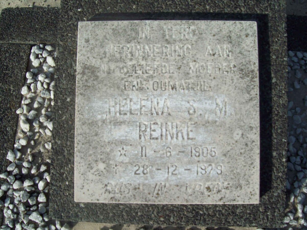 REINKE Helena S.M. 1905-1979