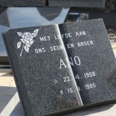 ROUX Ano, le 1958-1985