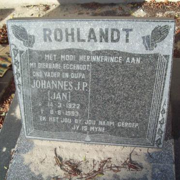 ROHLANDT Johannes J.P. 1922-1993